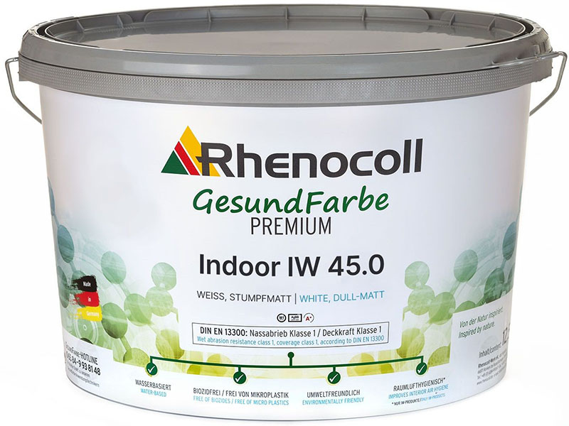 Интерьерная краска RHENOCOLL Indoor IW 45 цветные оттенки (5 л)